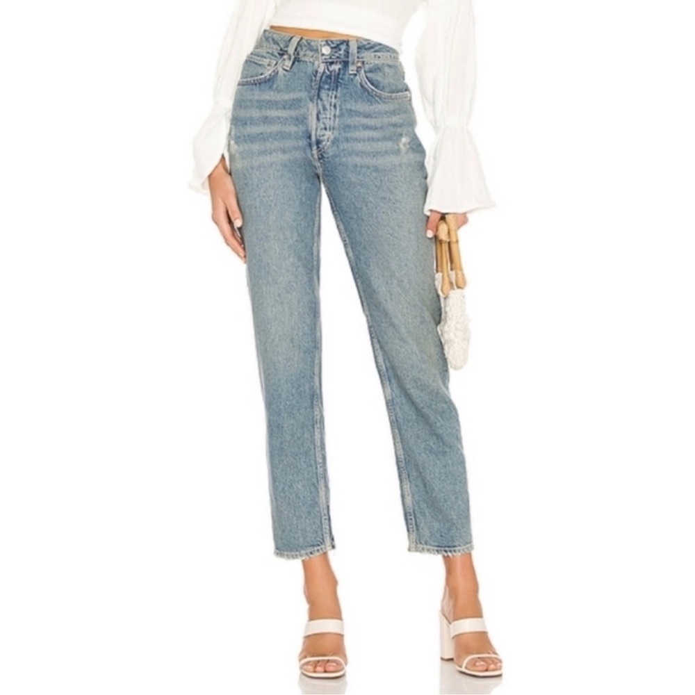 We The Free Free People Fast Times High Rise Mom Jeans in Acadia size 31 $98